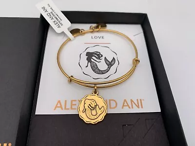 NEW Alex And Ani MERMAID Charm Bangle Bracelet Rafaelian Gold NWT BOX • $17.99