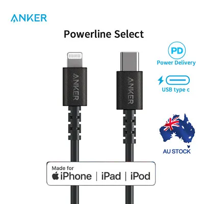 $24.95 • Buy Anker USB-C To Lightning Cable Fast Charging Powerline Select For Iphone 11 12 X