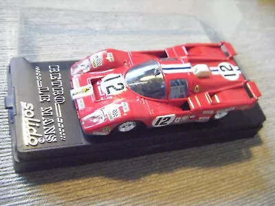 1:43 Scale Solido Retro Le Mans   Ferrari 512M  No12  1971 • £17.49