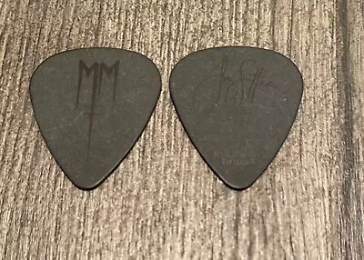 MARILYN MANSON 2012 Cruel Tour Guitar Pick Jason Sutter Signature Black On Black • $11.99