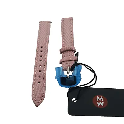 Genuine Michele 12mm Pink Lizard Leather  Watch Band Strap New • $24.77