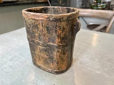 Old Wooden Pot - Asian / Indian / Chinese • £28