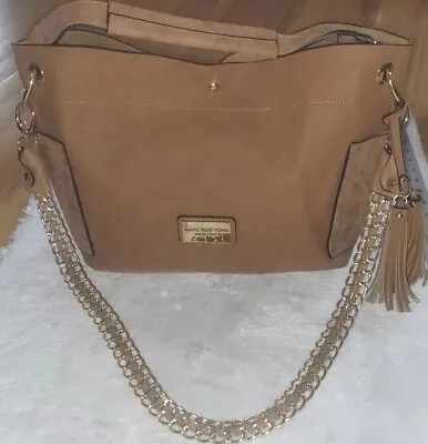 Marc New York Andrew Mark Bag Beautiful Leather Tote W/ Gold Chain Strap Nwot • $33.20