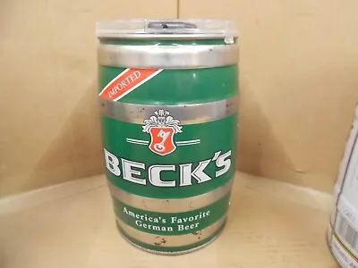 Beck's Imported 5 Liter Mini Beer Keg~germany #267 • $30