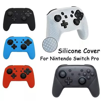 Controller Grip Skin Protective Case Cover Silicone For Nintendo Switch Pro • $7.90