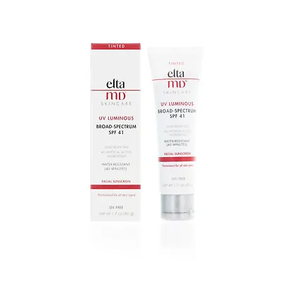 Elta MD UV Luminous TINTED Broad Spectrum SPF 41 48g 1.7oz NEW FAST SHIP • $32.12