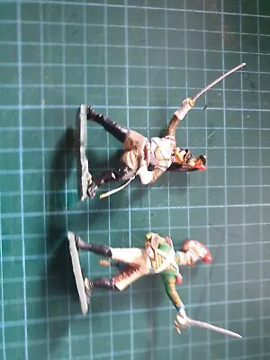 Two 54mm Plastic Napoleonic Converted Dismounted Empire Cavalry • £12