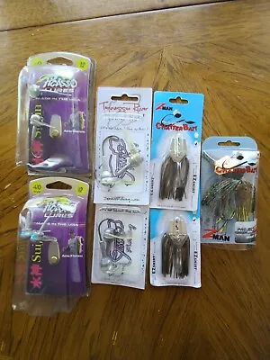 Lot Of 7 Picasso Suijin Jenko Tennessee River Tremor Head Z Man Chatterbait • $41.73