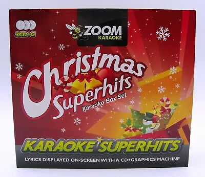£12.95 • Buy Zoom Karaoke CD+G - Ultimate CHRISTMAS Superhits - 3 CD+G Discs - 70 Tracks