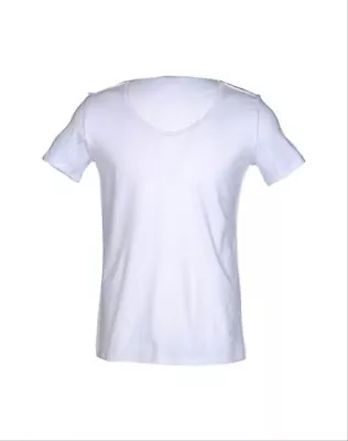 Paolo Pecora - Mens Designer T Shirt - White - Large • £15