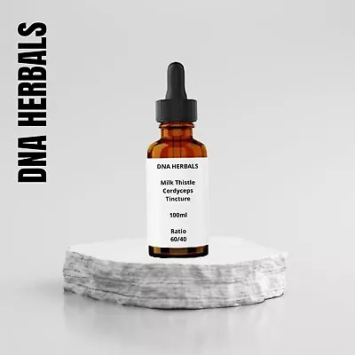 DNA HERBALS - Milk Thistle & Cordyceps Tincture - 100ml • £16.81