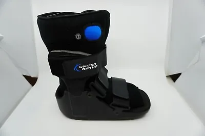 United Ortho Short Air Cam Walker Fracture Boot Fits Left Or Right Large Black • $31.99