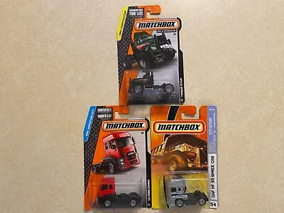 Matchbox Unopened Green Torque Titan 13 Ford Cargo DAF XF 95 Space Cab 3 Lot  • $8