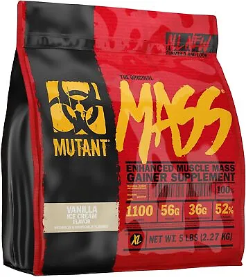 Mutant Mass Weight Mass Gainer Protein Powder High Calorie Protein Powder 5Pound • $47.88