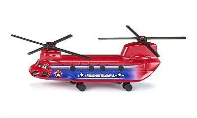 Bornelund SIKU Transport Helicopter Around 3 Years Old SK1689 Red Etc. • $25.66