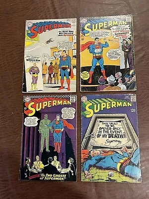 Vintage Superman 12 Cent Comic Book Lot Of 4 - DC National Comics • $10