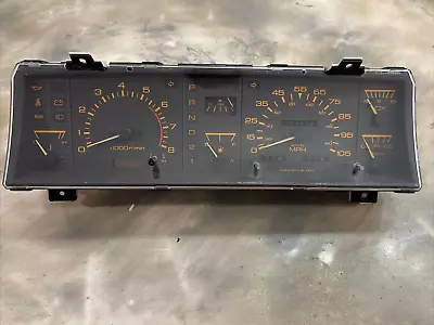 86-89 Nissan Pathfinder & D21 Truck DUAL FUEL TANK MT Instrument Cluster NN91 • $225