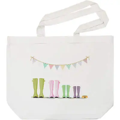 £9.99 • Buy 'Spotty Wellies' Tote Shopping Bag For Life (BG00070083)