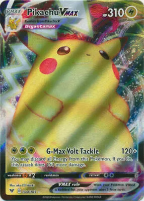 $10 • Buy Pokemon -  Pikachu VMAX - 044/185 - Ultra Rare   - Vivid Voltage - NM/M