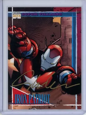 2015 Marvel Fleer Retro 1993 Skybox #21 Iron Patriot Stuart Immonen Autograph • $39.99