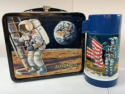 Vintage The Astronauts Lunchbox And Thermos • $37.66