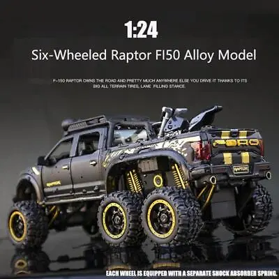 1:24 Scale Raptor Alloy Car Model Diecast Off-road Vehicle Toys Gift Collection • $29.99