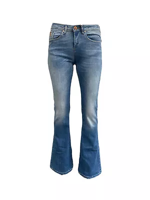 MAISON SCOTCH Women's Blue Low Rise Flared Jeans #754 NWT • $71.60