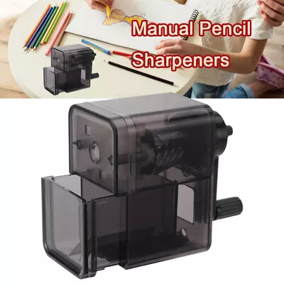 Manual Pencil Sharpener For Colored Pencils Dia.0.8cm Auto-Stop Fast Sharpener • $10