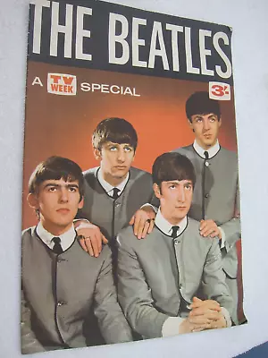 The Beatles A TV Week Special 18 Pages Stapled 1964? • $99.50