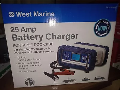 West Marine Battery Charger . It Charges Cars Boats Jet Skis And Motorcycles  • $90