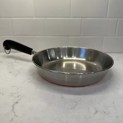 Revere Ware 1801 Copper Clad Stainless Steel 9 Inch Skillet Frying Pan Cookware • $25.95