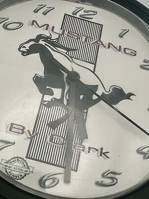 Phil Clark - “Body By Clark” Ford Mustang 9” Wall Clock/Owned By Clark Estate • $100