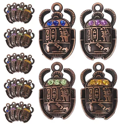 40pcs Crystal Beetle Charms For Jewelry Making-BP • $12.89