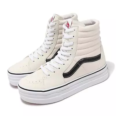 Vans V38CF HIHI3SOLE Sk8-HI HI 3 Sole White Black Men Unisex Platform 6612730001 • $155.10