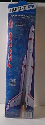 Quest FORCE 5 Model Rocket Kit. Flies To 700'. See Photos For Details • $39.99