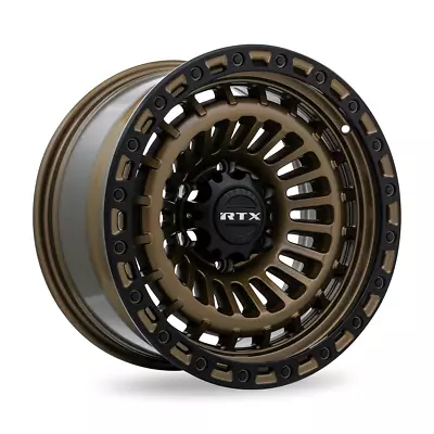 18 Inch 18x9 RTX Moab Bronze With Satin Black Lip Wheels Rims 5x5 5x127 -15 • $912.76