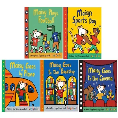 Maisy Mouse First Experience 5 Books Collection Set By Lucy Cousins Bookshop • £29.99