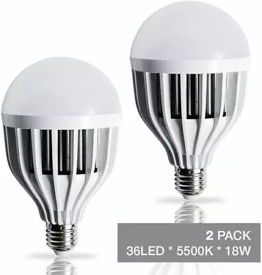 LS [2-Pack] E26/E27 18W 36 LED Light Bulb With Energy Effiecnt5500K Day White • $20