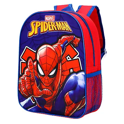 £7.95 • Buy Marvel Spiderman Junior KIds  Backpack Rucksack Book Lunch School Bag