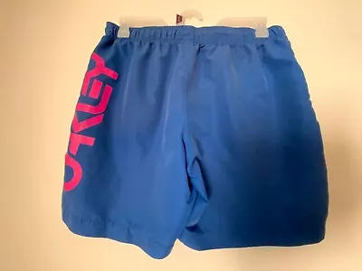 Oakley Shorts Mens X-Large Oakley Factory Pilot Royal Blue With Bright Pink • $53.93