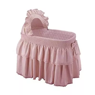 Baby Doll Bedding Paradise Rainbow Bassinet Set Pink • $206.23