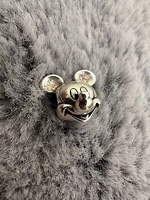 Pandora Disney Mickey’s Mouse Head Charm Pandora Bead ALE 925 #791586 • £17