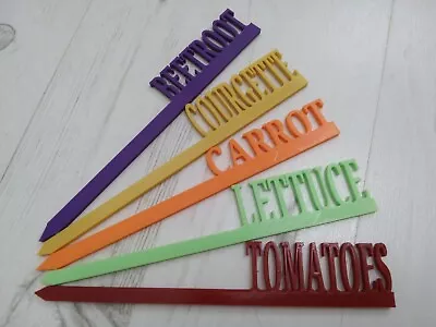 £2.50 • Buy HERB LABELS VEGETABLE MARKERS UK Made Eco Friendly PLA+ (recycled Cornstarch)
