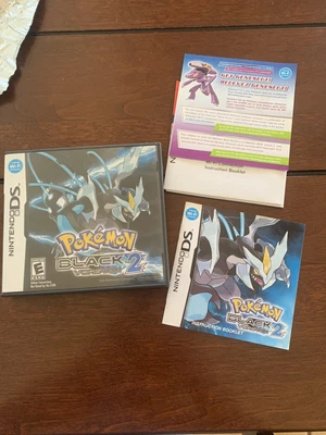 $79.99 • Buy Pokemon Black Version 2 Authentic Nintendo DS Case / Box And Manual Only! NICE! 