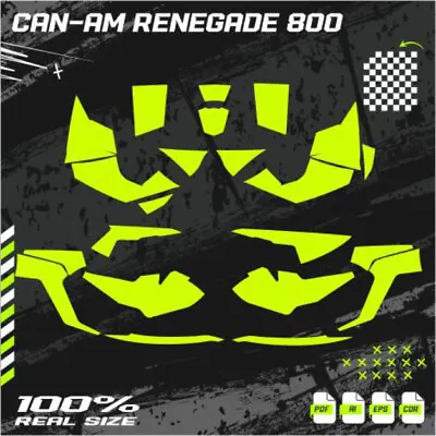 Can-am Renegade 800 Atv Vector Template • $9.90