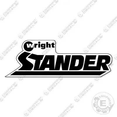 Fits Wright Stander Logo Standing Mower Decal Kit Equipment Decals • $24.95