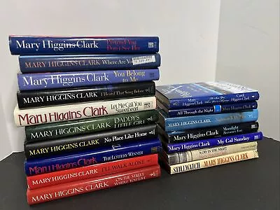 Lot Of 17 Mary Higgins Clark Hardcover Books Lot - VG+ • $29.99