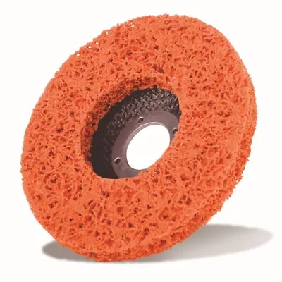 5 X Poly Strip Disc Wheel Paint Rust Removal For Angle Grinder ORANGE 125x22 • £22.50