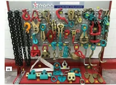 Set#1 39 Piece Heavy Duty Autobody Framemachine Pulling Tools & Clamps Mega Pack • $635