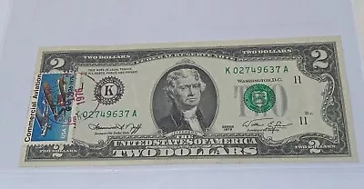 USA 1976 $2 Federal Reserve Note (First Day Of Issue) Nice Grade K Series  • £8.95